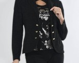 Frank Lyman Short Knit Jacket Black - $106.00
