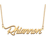 Rhiannon Name Necklace for Best Friend Family Member Birthday Christmas ... - €13,63 EUR