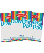 Melissa &amp; Doug Drawing Paper Pad (9 X 12 Inches) - 50 Sheets,, Fsc Certi... - $30.99