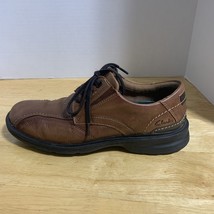 Clarks Men&#39;s Gessler Lace Oxford, Dark Brown Leather, 8.5M - $26.29