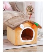 Pet House Villa Carrot Ear Nest house bed/plush pet cave pet nest - £21.17 GBP+