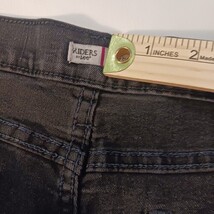 Riders by Lee Classic Fit Straight Leg Womens Denim Black Jeans Size 16M (34×26) image 5