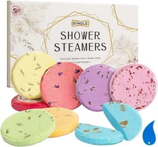 SYMOLO Shower Steamers, Pack of 8 Steamers Aromatherapy with Pack-2 - £17.90 GBP