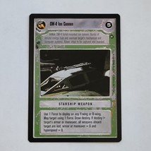 Star Wars CCG SW-4 Ion Cannon A New Hope LS Black Border Decipher - £1.00 GBP