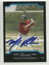 Mark Robinson Signed autographed Card Bowman Prospects - £7.64 GBP