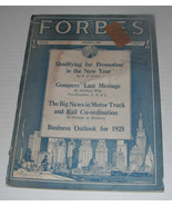 Forbes Magazine--1925 Roaring Twenties...Fair condition--i - £15.14 GBP