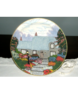 Vintage 3D Thomas Kinkade Illuminated Cottage The Garden Walk Light Pain... - $13.81