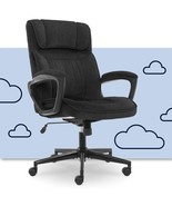 Serta Hannah Microfiber Office Chair with Headrest Pillow, Adjustable Er... - £221.14 GBP