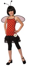 Living Fiction - Love Bug  - Girls Costume - Red/ Black Lady Bug - Large... - £21.53 GBP