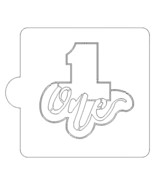 Number 1 Word Detailed Stencil for Cookies or Cakes USA Made LS2402 - $5.41 CAD