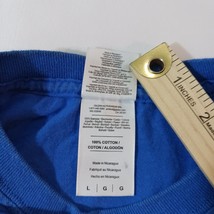 Gildan Ultra Cotton Capstone Landscaping & Lawn Men's Blue T-Shirt Long Sleeve L image 6