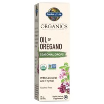 9/26 Garden of Life Organics Oil of Oregano Seasonal Drops 1fl oz (30 mL... - $13.85