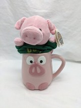 Chelsea Teddy Bear Bean Bag Buddies Pig With Pig Mug - $17.82