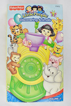 Fisher Price Little People Discovering Animals Vol 3 2001- 5 Story VHS Tape - £5.41 GBP