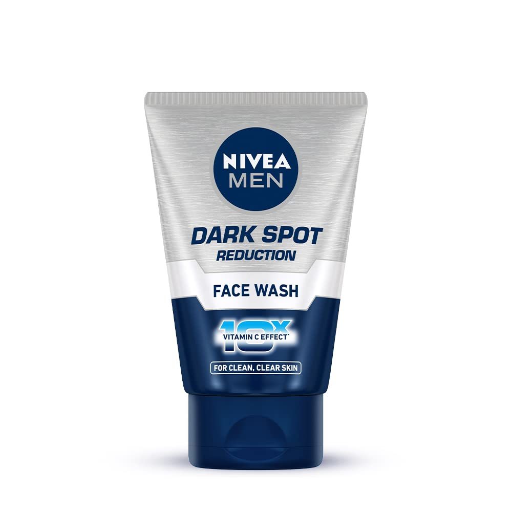 Nivea Men Dark Spot Reduction Face Wash (10x Whitening), 100 ML - $17.99