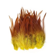 100Pcs Saddle Hackle Rooster Feather For Crafts, 5-7 Inch Natural Pheasa... - £12.78 GBP