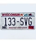 2014 United States Wisconsin Dairyland Passenger License Plate 133-SVG - $17.63 CAD