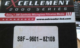 SCHROEDER INDUSTRIES SBF-9601-8Z10B MICROGLASS FILTER - £111.86 GBP