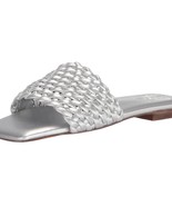 Vince Camuto Arissa Woven Flat Sandal in Pewter. SZ 6.5M - £51.46 GBP