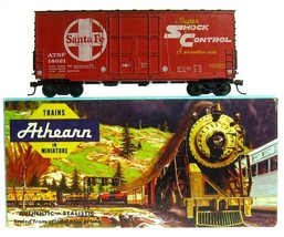 Vintage HO Scale Athearn Santa Fe Shock Control 40&#39; Hi-Cube Box Car w/Box - £15.97 GBP
