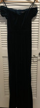Womens Sz 2 Laundry by Shelli Segal Green velvet long evening Lined dress NWT - £97.23 GBP