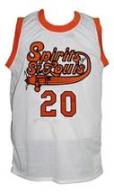 Maurice Lucas Custom Spirits of St Louis Aba Basketball Jersey White Any Size image 4