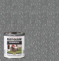 Rust-Oleum® Stops Rust® Hammered Metal Paint - 1 qt. Price Each New - $46.98