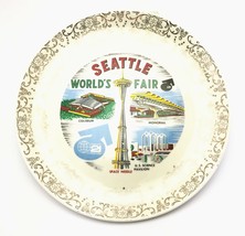 Seattle World&#39;s Fair Plate 1962 Century 21 Exposition Space Needle Washington WA - £17.99 GBP