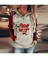 friday the 13th spirit Hoodies Women Oversized Streetwear  Pullover Trac... - £20.03 GBP+