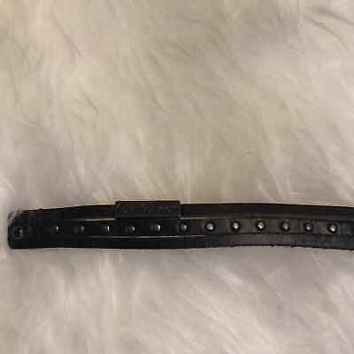 Calvin Klein Jeans brown leather stud choker - $22.33