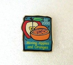 DI 2000 Destination Imagination Lapel Pin - Mixing Apples and Oranges - £5.43 GBP