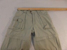 Adult Men&#39;s Cabela&#39;s 34 Reg Khaki Outdoors Pants/Shorts Zip Cuffs 33260 - $18.86