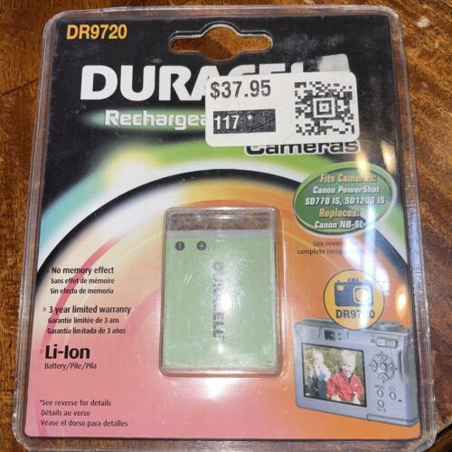 Duracell DR9720 3.7 Volt Li-Ion digital camera battery - $10.84
