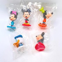 Walt Disney Kellogg Cereal Bobble Toy Lot 5 Mickey Minnie Donald Goofy V... - $33.95