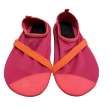 Fitkicks Pink and Orange Exercise Shoes Womens Medium 7-8 Slip-on Lightweight - £8.82 GBP