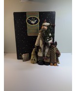 2014 Williraye Studio Folk Art WINTER BIRD LOVERS 10 3/4&quot; Tall - $1,130.84 MXN