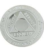 1oz .999 Fine Silver AA Medallion Trust God Clean House Help Others Chip... - £45.73 GBP