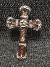 Western Star Horseshoe Buckle Cross Clip Fridge Magnet - $11.87