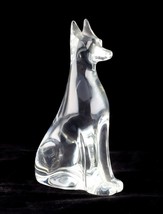 Baccarat Crystal German Shepherd Figurine Great Condition! - £142.44 GBP