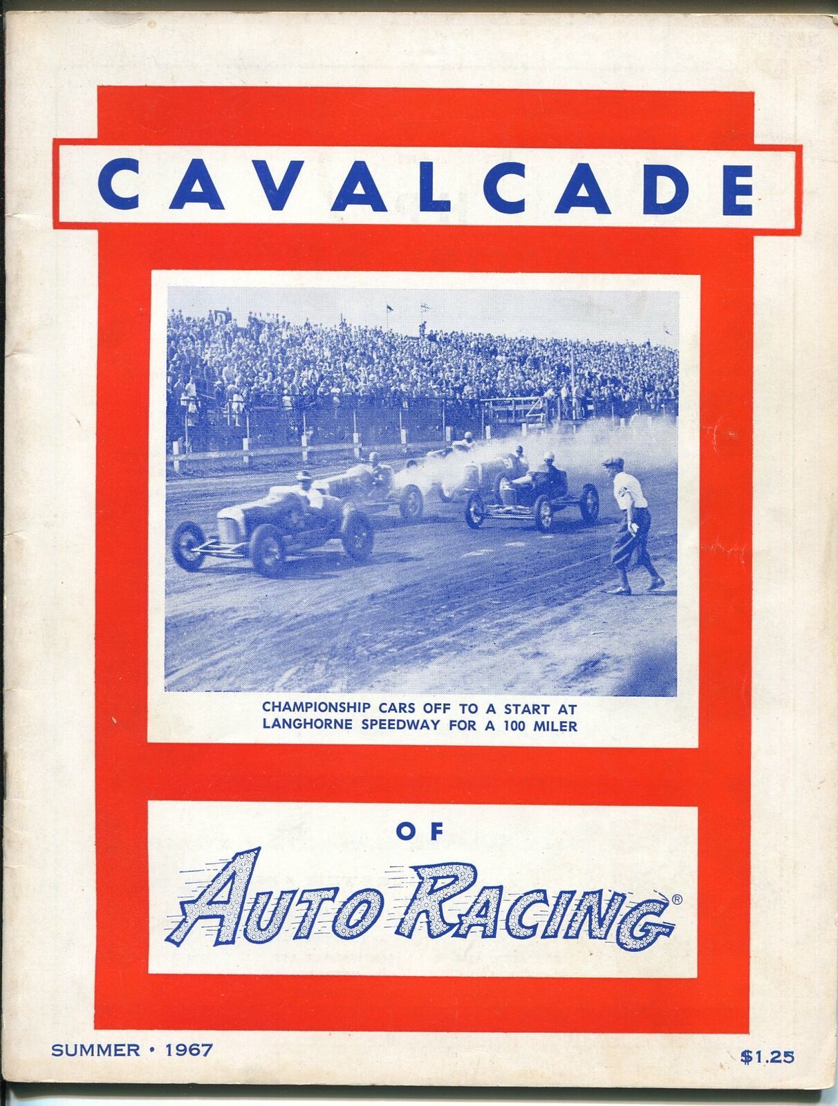 Primary image for Cavalcade Of Auto Racing -1967-Richard Petty-NASCAR-USAC-Rutherford-VG