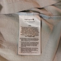 Carhartt K195-H13 Loose Fit Men's Gray Cotton Blend Heavyweight Logo T-Shirt 2XL image 7
