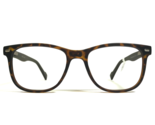 4U Capri Vista Montature Us88 Tortoise / Brown Nero Opaco Quadrato 50-17... - $46.25