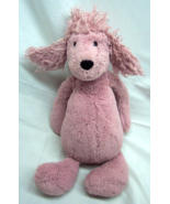 Jellycat VERY SOFT FLOPPY MAUVE ROSE POODLE DOG 12&quot; Plush STUFFED ANIMAL... - £14.78 GBP