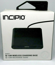 NEW Incipio Ghost QI 15W Wireless Black Charging Pad/Base PW-309 rapid charge - £11.06 GBP