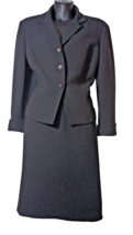 Le Suit Women&#39;s Profecional 2 Piece Set Blazer &amp; skirt Business Black Office P12 - £33.59 GBP