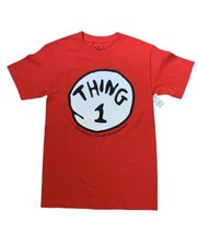 NWT Universal Studios Islands Of Adventure Thing 1 Mens Small T-shirt Dr Seuss - £17.58 GBP