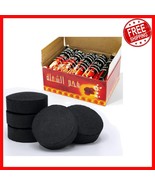 Versatile Instant Lighting Charcoal Tablets - 200 Slow Burning 50min Dur... - $631.19 MXN