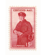 #FA1 1955 15c CERTIFIED MAIL STAMP ISSUE MINT-Hinged - $1.14