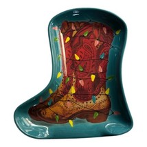 The Pioneer Woman Holiday Cowboy Boot with Lights Melamine Spoon Rest *New - $5.00