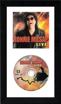 Ronnie Milsap signed 2002 Live Album CD w/ Cover 6.5x12 Custom Framing- 4 sigs-  - £126.59 GBP